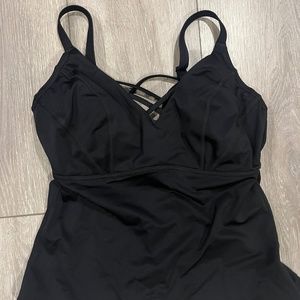 Prana black swim top size 34D/S